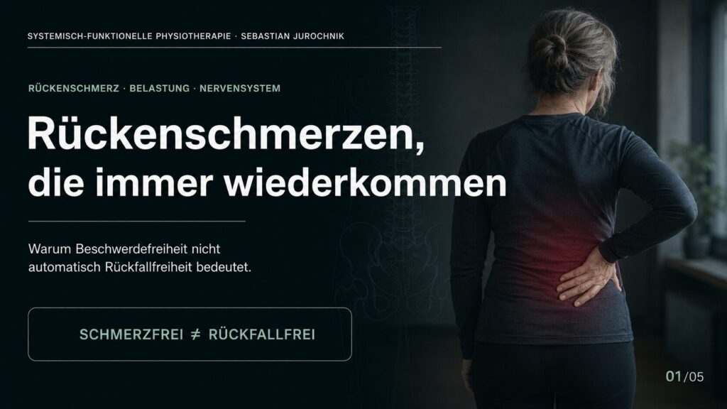 Rückenschmerzen, die immer wiederkommen, wissenschaftlich eingeordnet