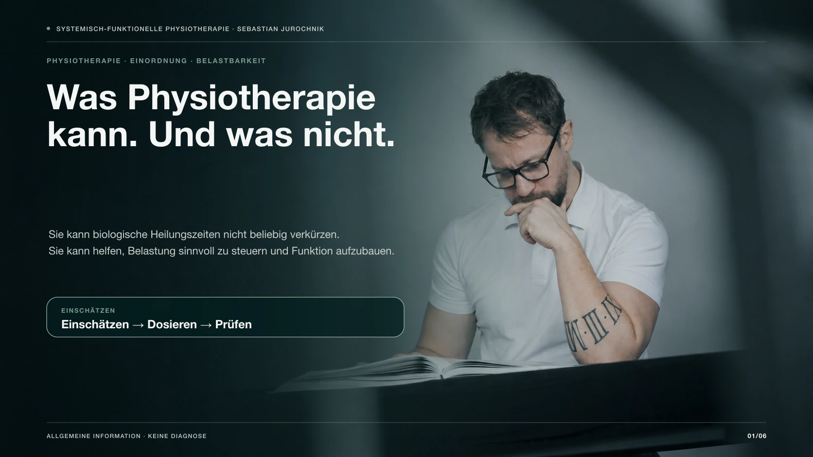 Die Wahrheit über Physiotherapie, die Sie in keiner Praxisbroschüre lesen