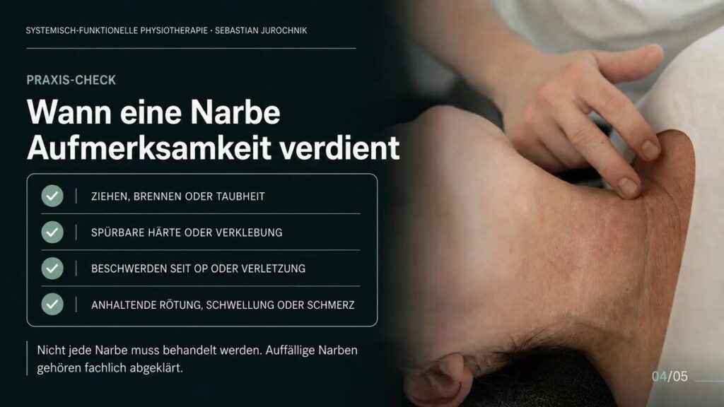 Praxis-Check: wann eine Narbe fachlich untersucht werden sollte