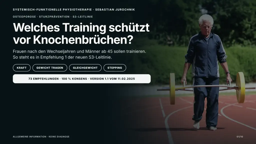 Welches Training schützt ab 45 vor Knochenbrüchen?